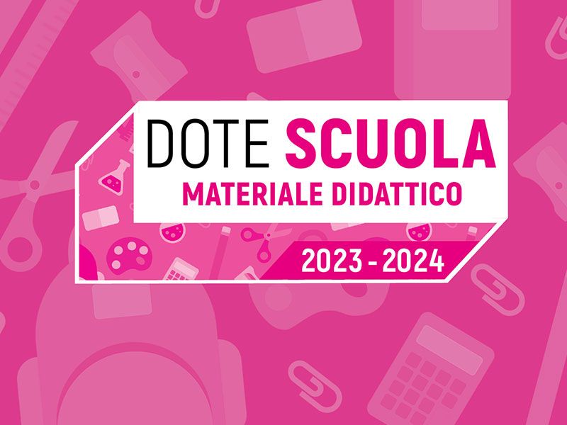 Immagine di copertina per DOTE SCUOLA 2023/2024